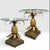 Pair of Mid-Century Italian Hollywood Regency Brass Pineapple Side Tables. For Sale - Image 9 of 15