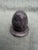 Vintage Purple Hand Carved Alabaster Egg and Stand Italy For Sale - Image 16 of 16