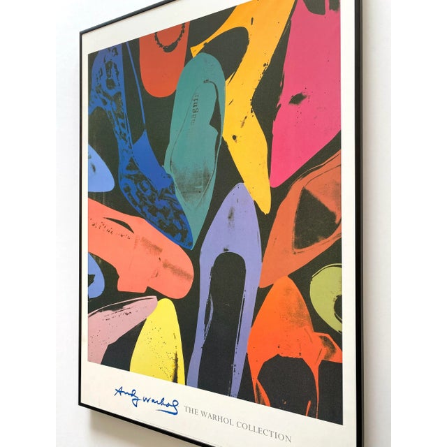 Andy Warhol Foundation Vintage Lithograph Print Framed Pop