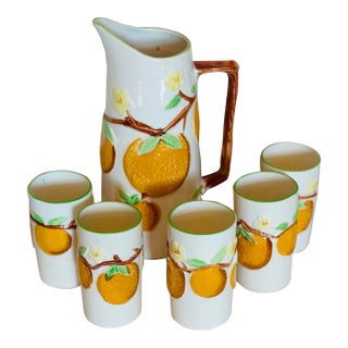 Vintage Juice Serving Set For Sale