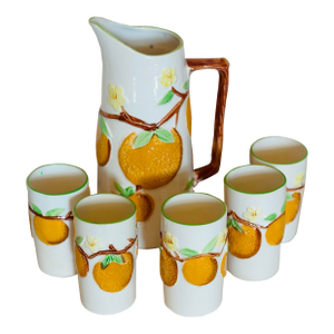 Vintage Juice Serving Set