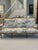 Antique French Louis XV–Style Sofa — Thibaut Katsura Lavender & Amethyst Velvet For Sale In Dallas - Image 6 of 12
