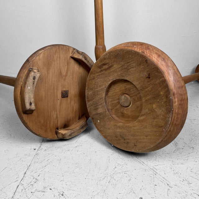 Taishō Japanese Shokudai Temple Candlesticks, 1920, Set of 3 For Sale - Image 6 of 17