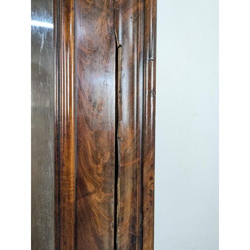 Louis Philippe Glass-Fronted Cabinet in Flamed Mahogany For Sale - Image 8 of 14