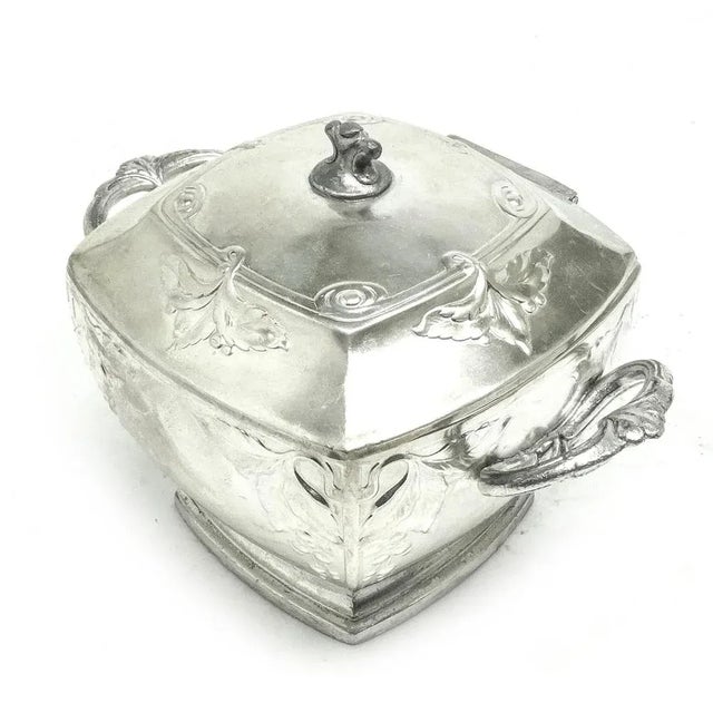 Art Nouveau Sugar Bowl from Bracia Buch, Poland, 1890s For Sale - Image 4 of 9