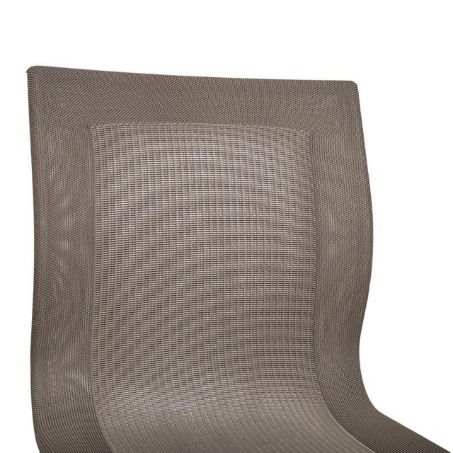 Magnum Stricktex Chairs in Fabric and Chrome in Grey and Beige from Team 7, Set of 4 For Sale - Image 4 of 16