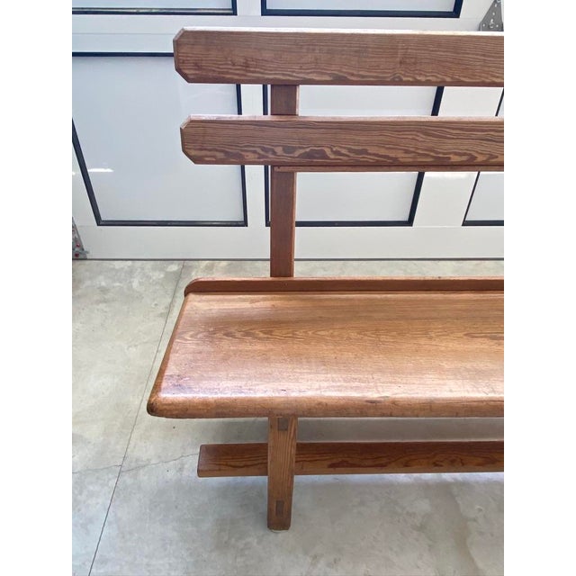 Late 19th Century English Antique Pine Church Pew For Sale In Portland, OR - Image 6 of 10