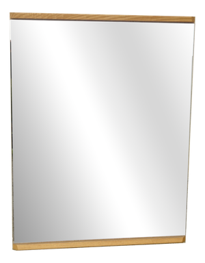 Scandinavian Mirror in Light Oak, 1970s
