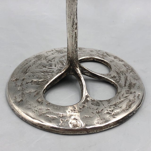 Mid-Century Brutalist Candlestick by Kurt Jesch for Amadeus/Tonini, 1970s For Sale - Image 13 of 15