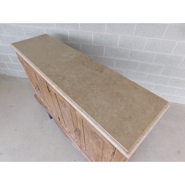 Early 21st Century Century Furniture Tessellated Stone Berghley Credenza Sideboard / Server For Sale - Image 5 of 18