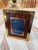 Vintage Wood and Brass Picture Frame For Sale - Image 4 of 5