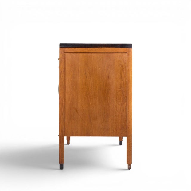 Mid 20th Century Kipp Stewart for Calvin Mid Century Ebonized Teak Credenza For Sale - Image 5 of 11