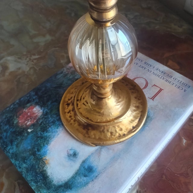 One-of-a-Kind Red Coral, Murano Glass, Gold-Plated Metal Tall Decorative Box France For Sale - Image 11 of 14