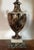 Traditional 18th Century Wedgwood & Bentley Creamware Agateware Urn With Bacchus Head Handles Table Lamp For Sale - Image 3 of 11