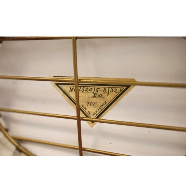 1930s Czechoslovakian Art Glass Fruit Basket Lamp, Czech Glass For Sale - Image 10 of 11