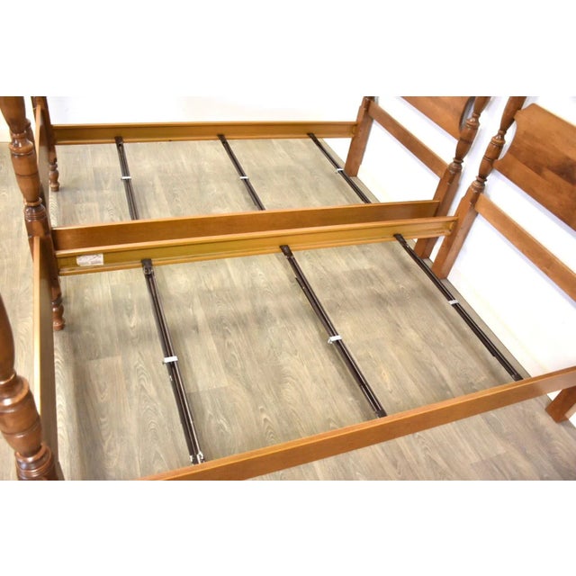 Maple Twin Beds by Sweat Comings - a Pair For Sale - Image 4 of 10