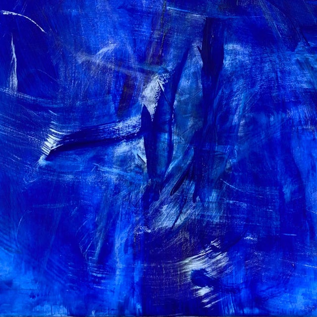 Trixie Pitts Into Blue — 56x56 For Sale - Image 4 of 8