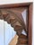 Wood Antique Spanish Revival Oak Wall Mirror With Geometric Carving For Sale - Image 7 of 11