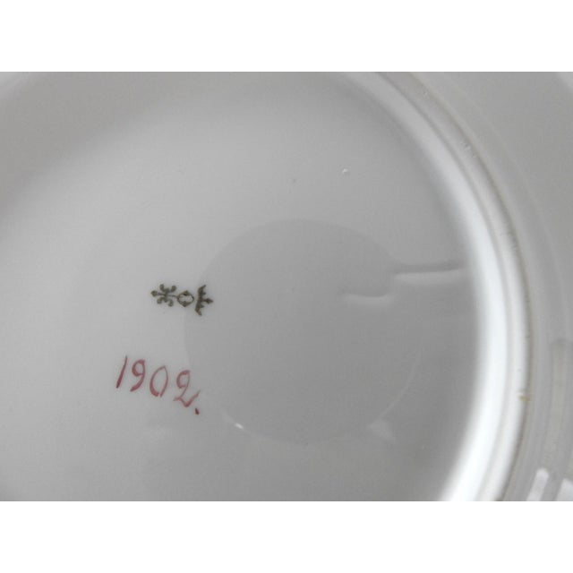 1902 Hermann Ohme Hand-Painted Political Satire Porcelain Cabinet Plates - Set of 4 For Sale - Image 12 of 13