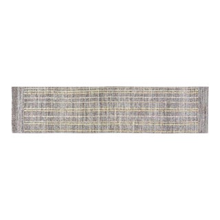 Moroccan Hand Knotted Wool Rug, 2'9''x11'9'' For Sale