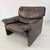 Dimensions: H 33” x W 36.5” x D 36” x SH 16” Vintage Swiss brown leather lounge chair model DS 86 from De Sede, 1970s....