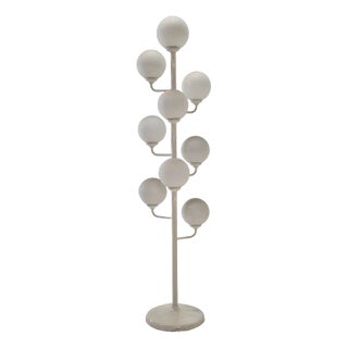 Italian Space Age Glass Floor Lamp from Kaiser Idell / Kaiser Leuchten, 1980s For Sale
