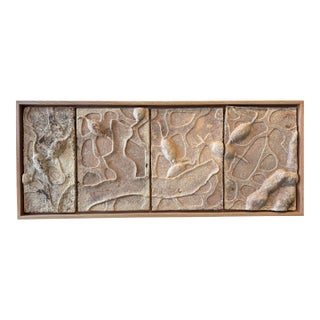 CV Peterson Large Scale Framed Mycelium Piece For Sale