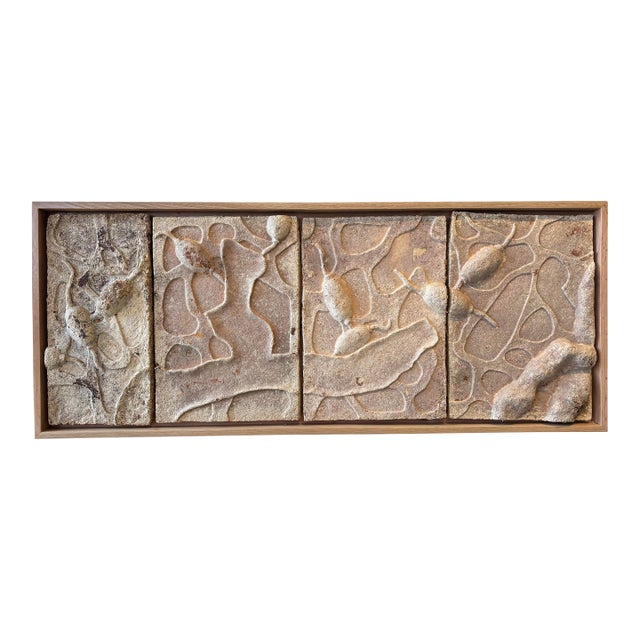 CV Peterson Large Scale Framed Mycelium Piece For Sale