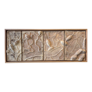 CV Peterson Large Scale Framed Mycelium Piece