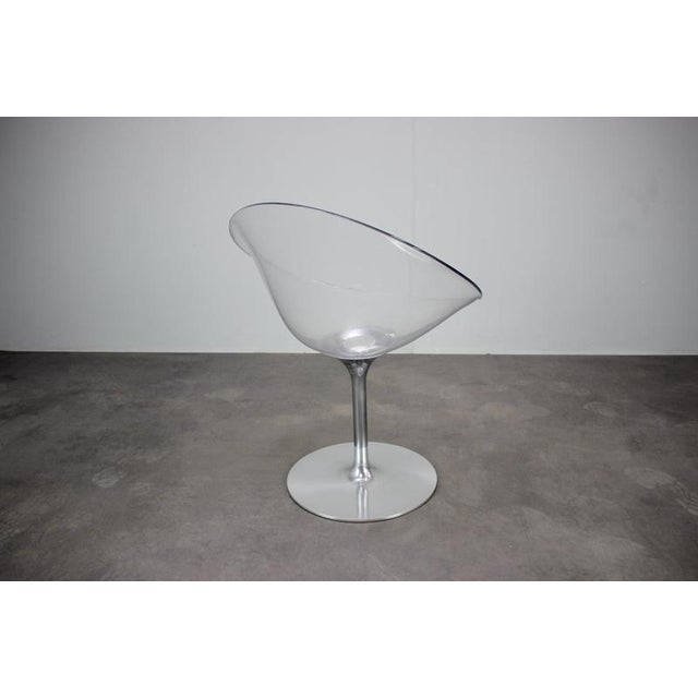 Metal Eros Swivel Chair by Philippe Starck for Kartell, Italy, 1999 For Sale - Image 7 of 12