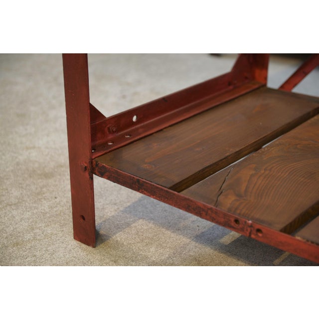 Vintage Industrial Workbench, 1950s For Sale - Image 10 of 15