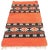Tribal Vintage Orange-Vermillion Cretan Greek Kilim Rug - 01'05 X 04'01 For Sale - Image 3 of 9