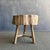 Mid-Century Modern Vintage Elm Wood Chop Block Table For Sale - Image 3 of 8