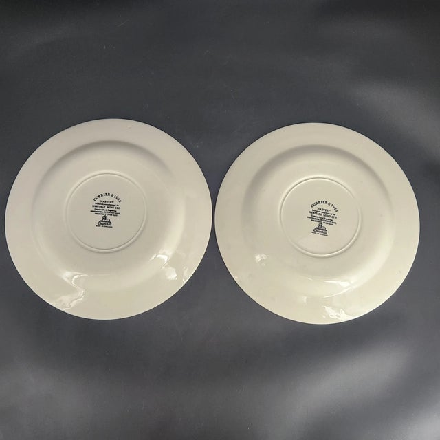 Bring classic American nostalgia to your table with this **Vintage Churchill Currier & Ives Dinner Plate Set**. This **set...