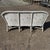Antique Victorian White Wicker Rattan Sunroom Patio Sofa W/ Loose Cushions For Sale - Image 15 of 18