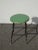 Farmhouse Vintage French Country Farmhouse Chic Rustic Green Stool For Sale - Image 3 of 13