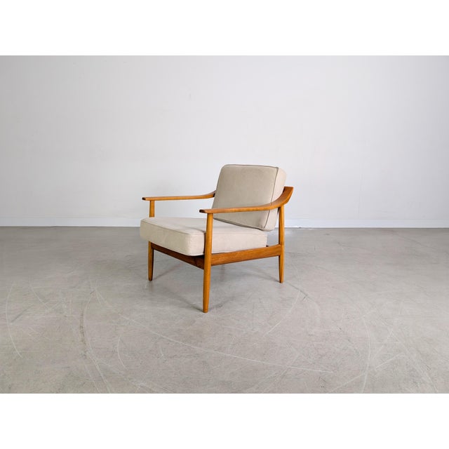 Vintage Lounge Chair in Teak from Walter Knoll For Sale - Image 6 of 9