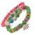 Asian Spring Vibes Angel Charm Colorful Protection Bracelet Set For Sale - Image 3 of 9