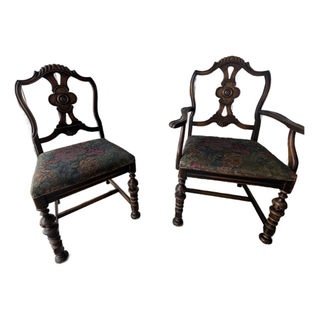 1920s Berkey & Gay Chair Set For Sale