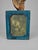 Blue 19th Century, Italian Giltwood Winged Cherub Fragment on Faux Marbleized Base For Sale - Image 8 of 11