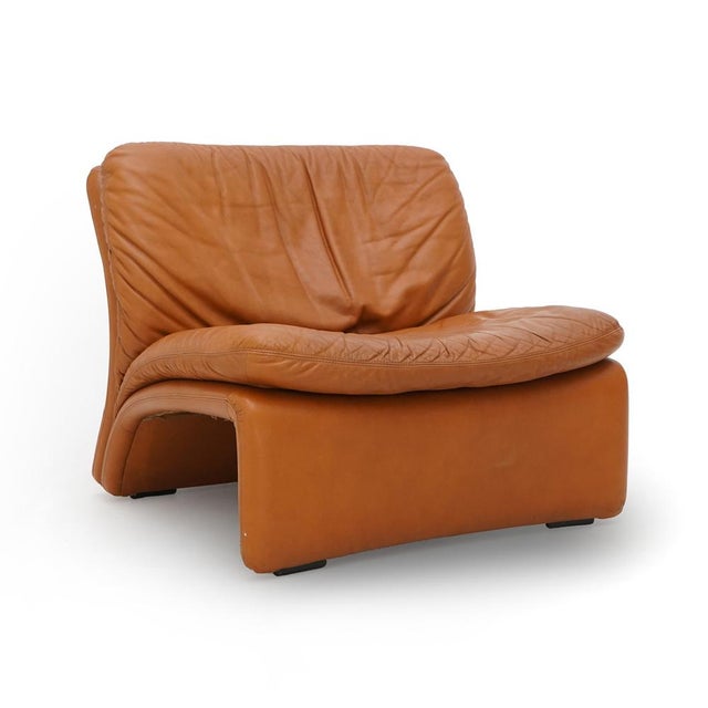 Selene Leather Chair by Adalberto Caraceni for B&T, 1970s For Sale - Image 14 of 14