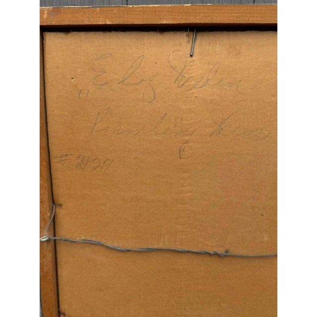 Elof Wedin (Listed Artist, Sweden/Mn 1901-1983) Abstract Pastel Painting, Signed & Titled 1958 For Sale - Image 10 of 11