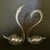 Transparent Vintage Pair of Delicate Glass Swan Bud Vases – Elegant Clear Figural Glass Decor For Sale - Image 8 of 9