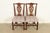An outstanding pair of Chippendale or Georgian style side chairs or dining chairs By Drexel Heritage USA, Circa 1980s...