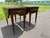Drexel Heritage Hepplewhite Vintage Mahogany Drop-Leaf "Pembroke" Side Tables Manufactured by Lineage/Drexel Heritage For Sale - Image 4 of 12