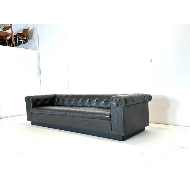 Mid-Century Model 5407 Sofa in Leather by Edward Wormley for Dunbar, 1960s For Sale - Image 6 of 18