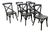 Restoration Hardware Metal Madeleine Side Chairs, Set of Six For Sale