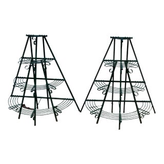Vintage Garden Plant 4 Tiered Shelfes Pyramid For Sale
