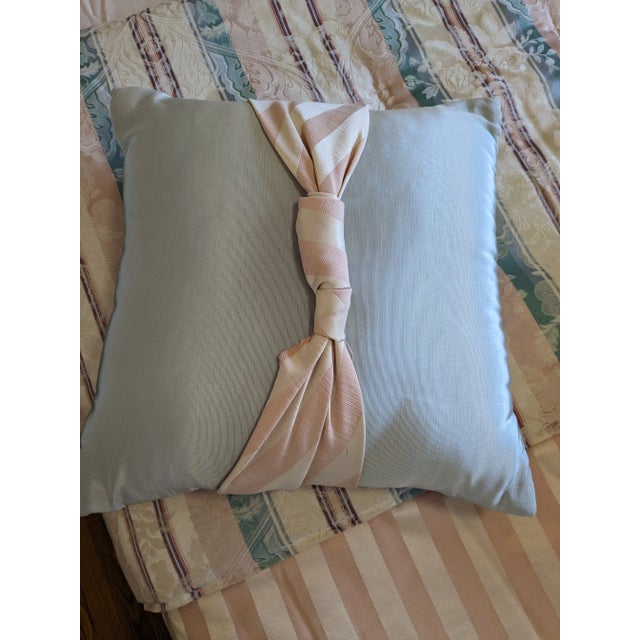 Custom Made Oversized Queen Reversible Comforter and Pillows - 4 Piece Set For Sale - Image 9 of 10