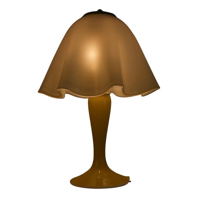 Murano Glass Mushroom Table Lamp, Germany, 1970s For Sale